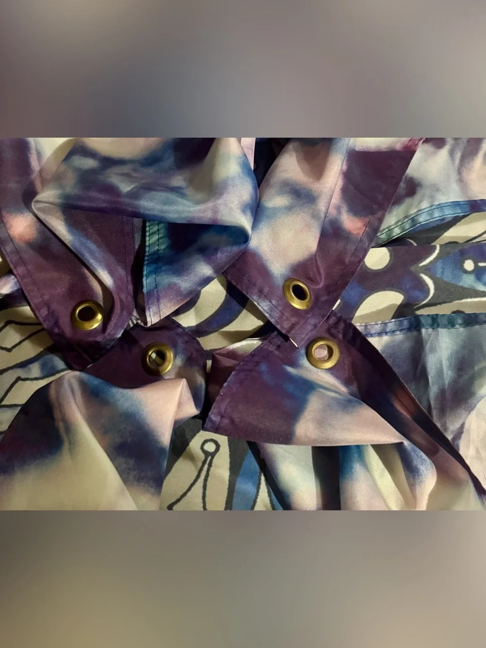 Bassnectar Tapestry Flag Mandala Bassdrop EDM Festival Rave Watercolor Tie-die